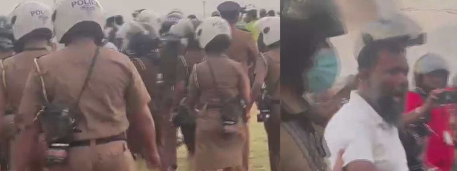 காலி முகத்திடலில் அமைதியின்மை; ஐவர் கைது