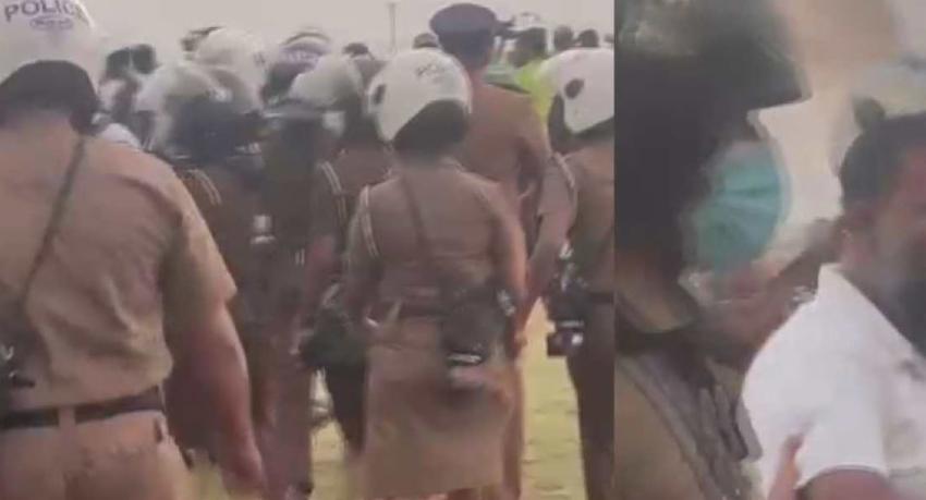 காலி முகத்திடலில் அமைதியின்மை; ஐவர் கைது