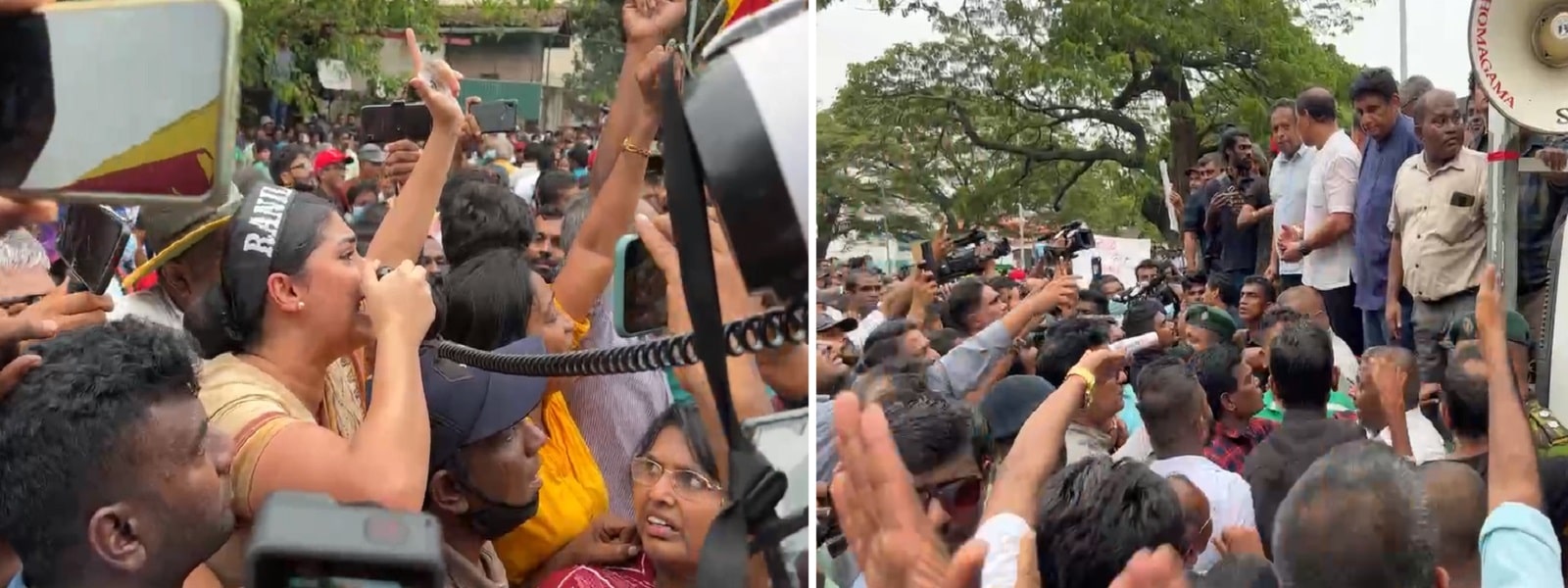 எதிர்ப்புப் பேரணிக்கு பொலிஸார் இடையூறு